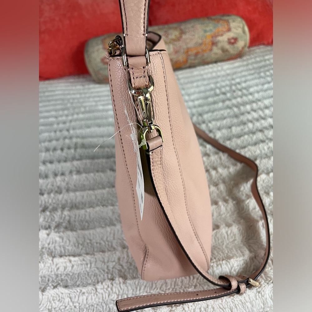 Kate Spade Jackson Leather Shoulder Bag Pink NWT - Picture 6 of 13